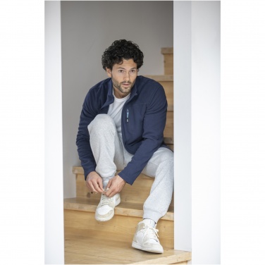 Logo trade promotional product photo of: Amber men's GRS recycled full zip fleece jacket